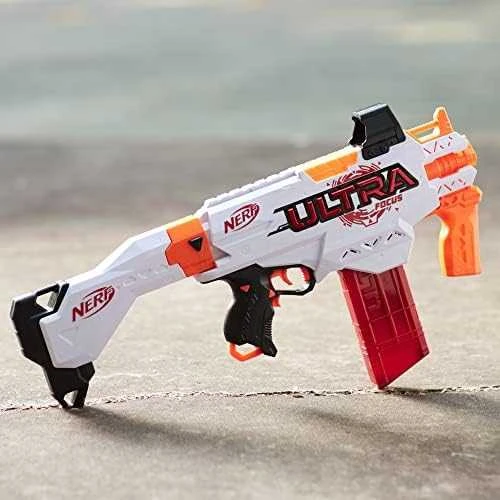 Hasbro Nerf Ultra Focus Big Gun rinkinys + ZA5182 putų polistirolo kulkos