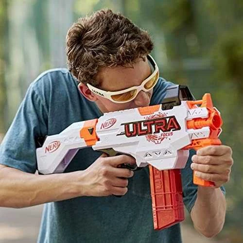 Hasbro Nerf Ultra Focus Big Gun rinkinys + ZA5182 putų polistirolo kulkos