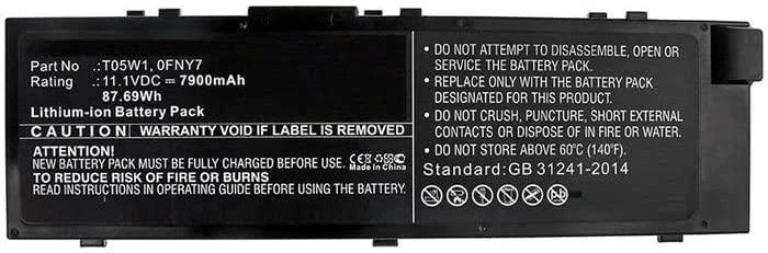 CoreParts do Dell 87.69Wh Li-ion 11.1V - zamiennik