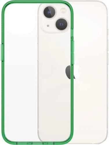 Panzer Glass PanzerGlass Clearantibacterial Military Grade certificate Apple iPhone 13 / 14 / 15 - dėklas telefonui skaidrus ir žalios spalvos
