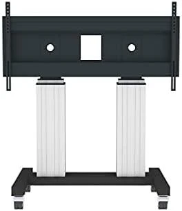 Laikiklis „Neomounts NEWSTAR“ motorizuotas mobilus grindų stovas - VESA 300x200 iki 1200x600 70-120" Sidabrinis