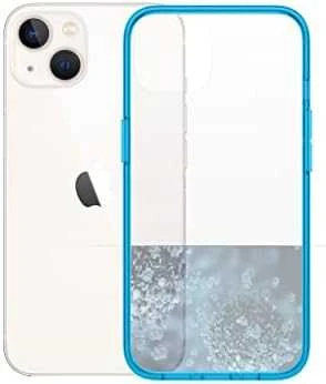 Panzer Glass PanzerGlass Clearantibacterial Military Grade certificate Apple iPhone 13 / 14 / 15 - dėklas telefonui skaidrus ir mėlynos spalvos