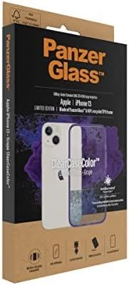 Panzer Glass PanzerGlass Clearantibacterial Military Grade certificate Apple iPhone 13 / 14 / 15 - dėklas telefonui skaidrus ir violetinės spalvos