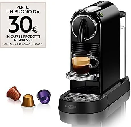 Kavos aparatas DeLonghi EN 167.B Citiz Nespresso Kaffeekapselmaschine Juodas