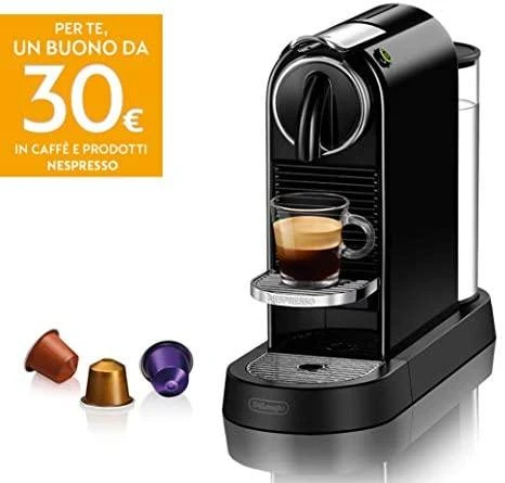 Kavos aparatas DeLonghi EN 167.B Citiz Nespresso Kaffeekapselmaschine Juodas