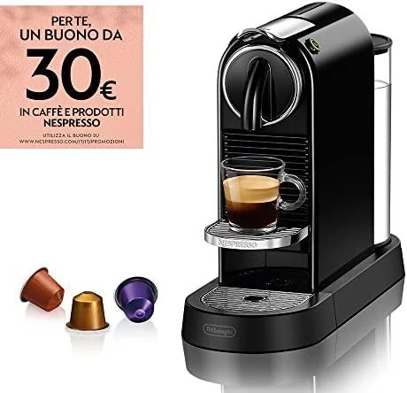 Kavos aparatas DeLonghi EN 167.B Citiz Nespresso Kaffeekapselmaschine Juodas