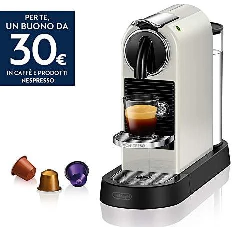 Kavos aparatas Delonghi Nespresso EN167.W Slėgis 19 bar, kapsulinis kavos virimo aparatas, 1260 W, Baltas