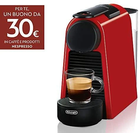 Kavos aparatas Delonghi EN 85.R Essenza Mini Slėgis 19 bar, kapsulinis kavos virimo aparatas, 1150 W, Raudona