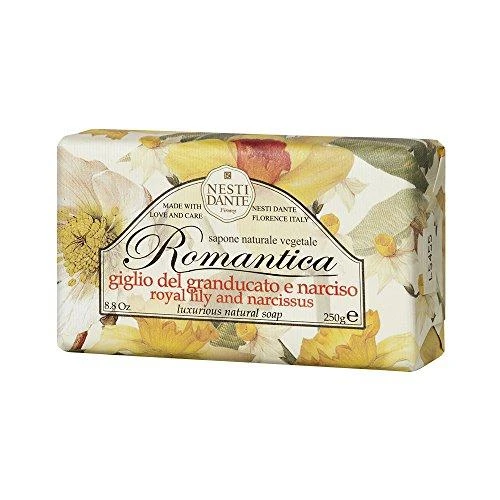 Nesti Dante Romantica natūralus muilas Lily & Narcissus 250 g