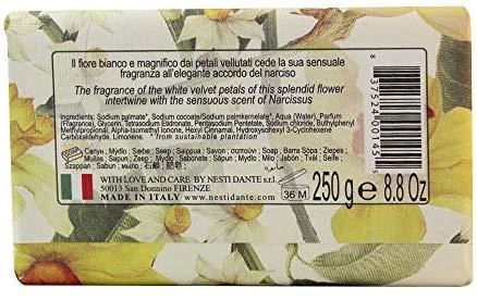 Nesti Dante Romantica natūralus muilas Lily & Narcissus 250 g