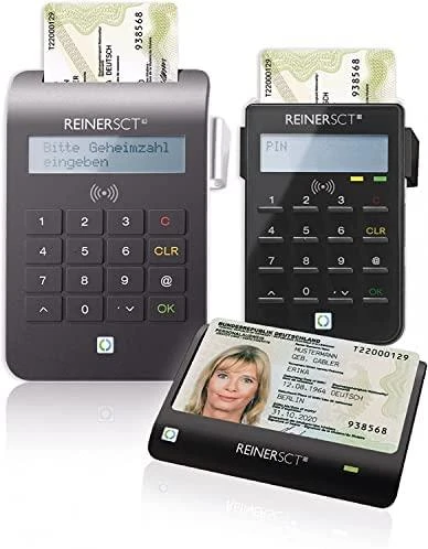 Carruzzo Reiner SCT cyberJack RFID basis RFID skaitytuvas USB 2.0 Juoda