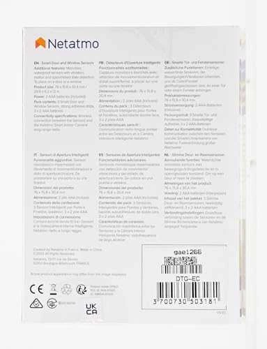 Netatmo Durų ir langų atidarymo jutiklis