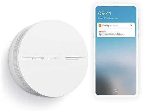 Netatmo dūmų detektorius su išmanaus telefono pranešimu