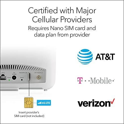 Maršrutizatorius Netgear ORBI 4G LTE-WLAN-ROUTER/AC2200 TRI-BAND CAT18-MODEMAS