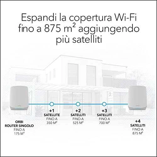 Maršrutizatorius Netgear Orbi RBK763S-100EUS