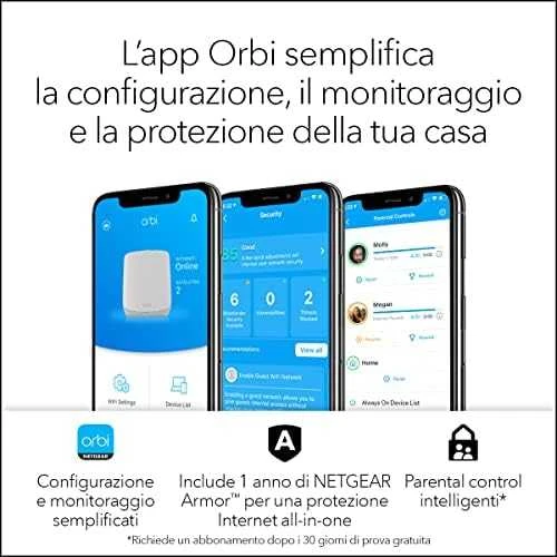 Maršrutizatorius Netgear Orbi RBK763S-100EUS