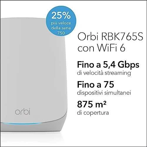 Maršrutizatorius Netgear Orbi RBK763S-100EUS