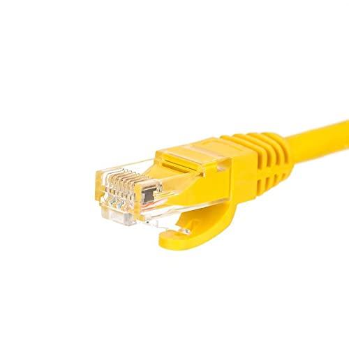 NETRACK BZPAT36Y pataisomasis kabelis RJ45 be kliūčių Cat 6 UTP 3m geltonas