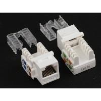 NETRACK 105-02 Keystone Jack RJ45 UTP cat. 5e su spaustuku baltas
