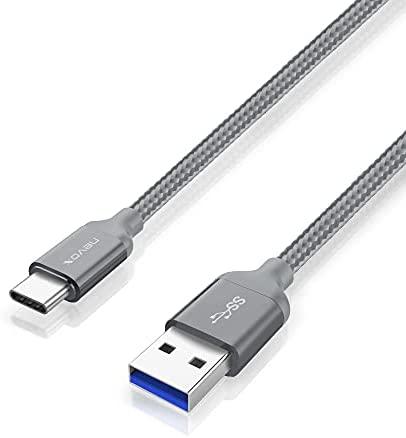 Kabelis USB Nevox USB-A - USB-C 1 m Pilka (1457)