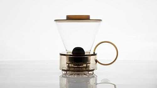 Clever Dripper - Stiklas 500ml Permatomas pilkas