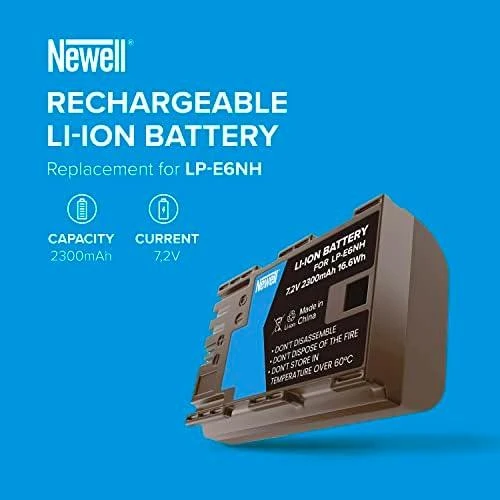 Newell LP-E6NH USB-C baterija, skirta Canon
