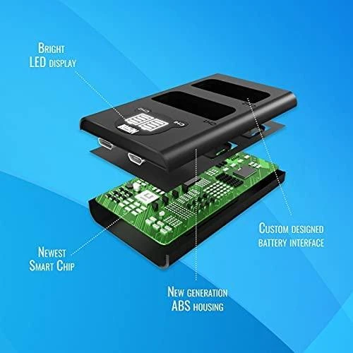 Newell DL-USB-C dviejų kanalų įkroviklis skirtas AABAT-001