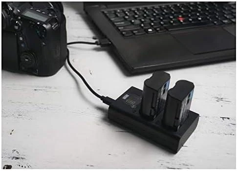 Dviejų kanalų įkroviklis Newell DL-USB-C skirtas LP-E6
