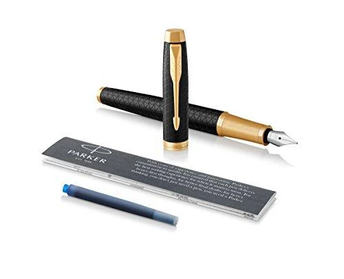Plunksnakotis Parker IM Premium Juodas/Gold GT Fine