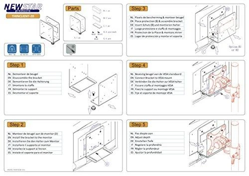 Neomounts „NewStar THINCLIENT-20“ plono kliento laikiklis
