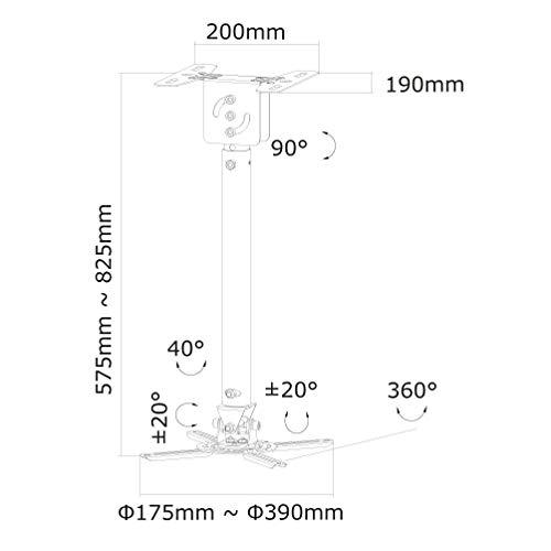 Neomounts NewStar Lubinis laikiklis projektoriui mount solution (height from 58 - 83 cm)