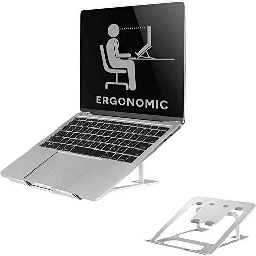 Neomounts NEWSTAR NOTEBOOK DESK STAND Sidabrinis (ERGONOMIC)