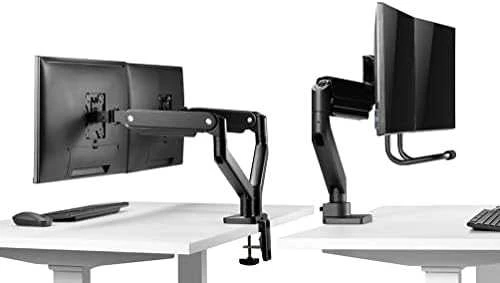 Laikiklis NEOMOUNTS BY NEWSTAR DS75-450BL2 FULL MOTION MONITORIUS DESK MOUNT FOR 17-32" SCREENS - Juodas