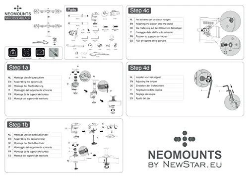 StarTech Stalinis laikiklis NewStar NeoMounts monitoriui (10 - 27'')
