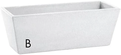 Nicoli 40x20x18cm lovelis Mysia 40 baltos spalvos