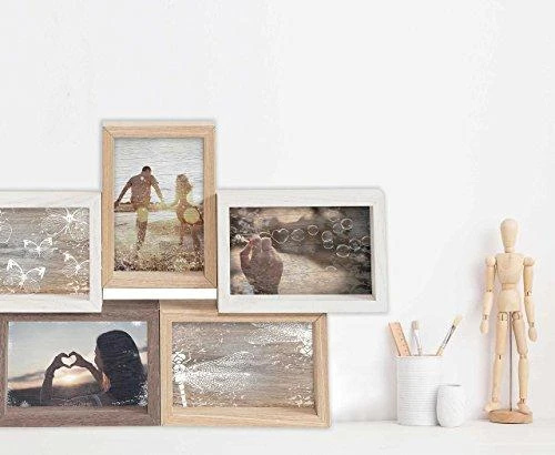 Nuotraukų rėmelis Nielsen Design Nielsen koliažas mišrių spalvų 5 5x10x15 medienos galerija 8999343