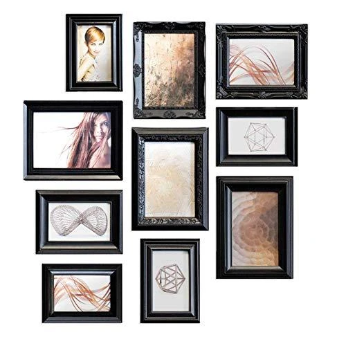 Nuotraukų rėmelis Nielsen Design Nielsen 10er ornamentų rinkinys juoda derva 8999325