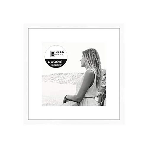 Nuotraukų rėmelis Nielsen Design Nielsen Aura balta 20x20 Mediena įsk. Passepartout 1115001
