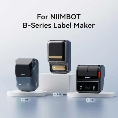 Niimbot etiketės ER 40x30mm 230vnt Permatomos B21, B21S, B3S, B1