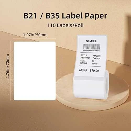 Niimbot R50*70-110 termo etiketės