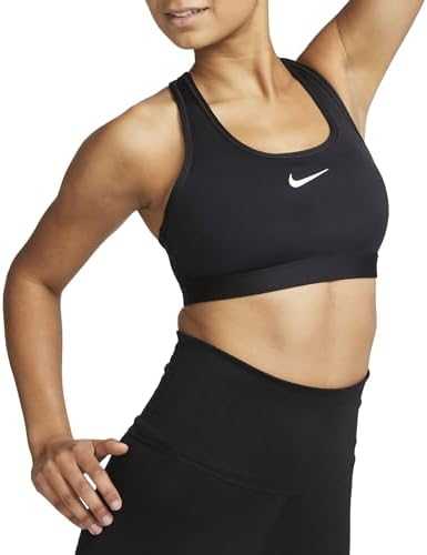 Sportinis liemenėlė Nike Swoosh Nesium Support juoda DX6821 010 XS