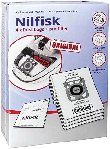 Nilfisk Ultra Dustbag 4+1 for Elite