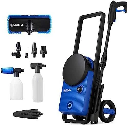 Nilfisk Core 130-6 PowerControl - AUTOMOBILIŲ plovykla EU slėgio plovykla Upright Elektrinė 462 l/h Juodas, Mėlyna