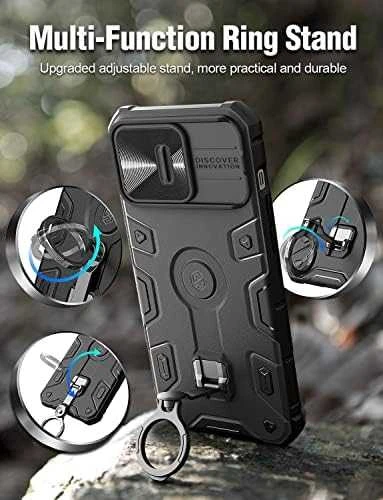 Nillkin CamShield Armor Pro dėklas, skirtas iPhone 14 Pro Max (juodas)