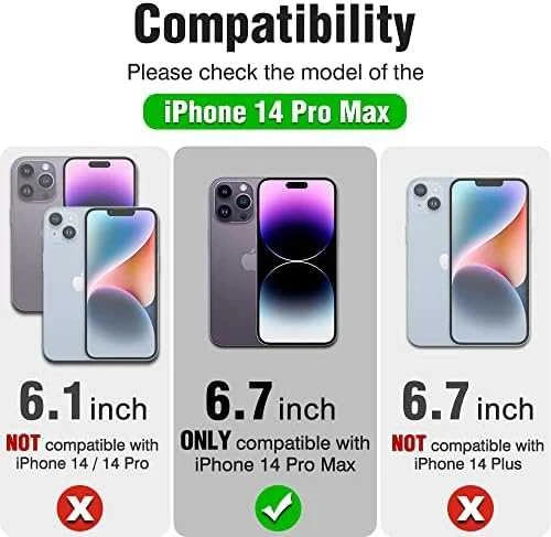 Nillkin CamShield Armor Pro dėklas, skirtas iPhone 14 Pro Max (juodas)