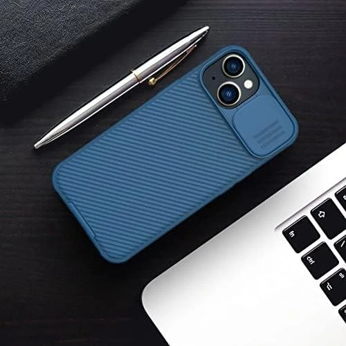 Dėklas Nillkin CamShield Pro Apple iPhone 14 mėlynas