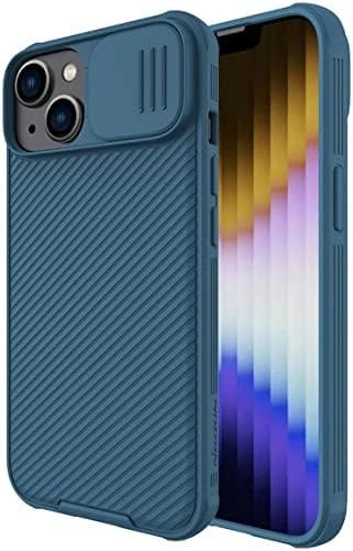 Dėklas Nillkin CamShield Pro Apple iPhone 14 mėlynas