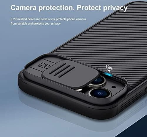 Dėklas Nillkin CamShield Pro Apple iPhone 14 mėlynas