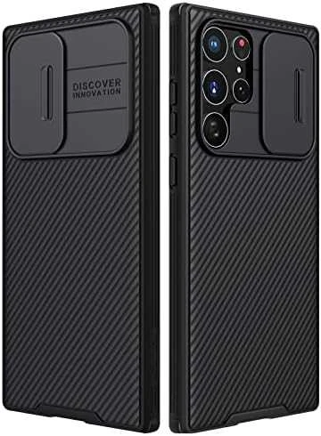 Dėklas Nillkin CamShield Pro skirtas SAMSUNG S22 ULTRA - juodas