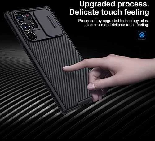 Dėklas Nillkin CamShield Pro skirtas SAMSUNG S22 ULTRA - juodas